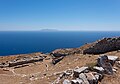 Image 538Ancient Greek theatre of Thera with Anafi Island in the background, Santorini, Greece