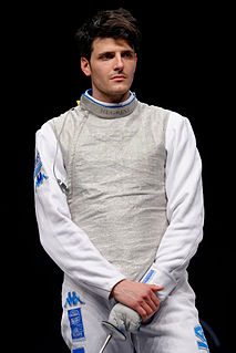 Andrea Cassarà Italian fencer and Olympian