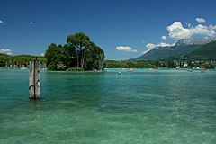 Lake Annecy from the south dock of Annecy