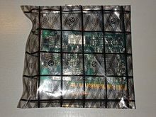 A network card inside an antistatic bag. Antistatic bag.jpg