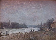 Alfred Sisley, Après la débâcle, la Seine au pont de Suresnes.