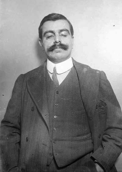 Aga Khan III in Chicago, United States of America, 1907.