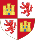 Castille fegyverei (angol heraldika) .svg