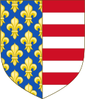 Arms of Clemence de Hongrie.svg
