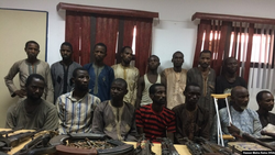 Bandits arrested in Zamfara state, September 2021 ArrestedbanditsNigeria.png