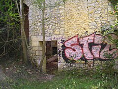 On se perdrait en conjectures sur la datation des dessins apposés sur le mur latéral nord.