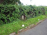 Inscribed with 'BB 31' (Bexhill Borough). At the time of the incorporation of Bexhill Borough in 1902, the boundary was marked out by 63 large stones placed along the perimeter from Normans Bay on the west, through Lunsford Cross on the north of the town and Glyne Gap on the east, also the Hastings county borough boundary.