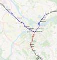 Rapid transit map of BG:Voz