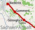 Thumbnail for Biederitz–Trebnitz railway