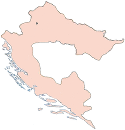 Хорватія: історичні кордони на карті