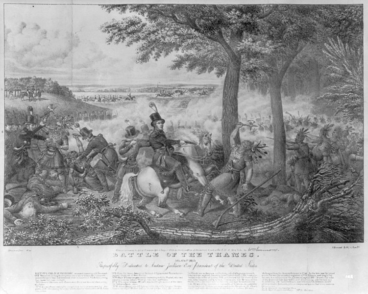 File:Battle of the Thames. Respectfully dedicated to Andrew Jackson Esq. President of the United States LCCN2003674658.jpg