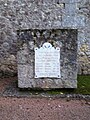 Lo monument aus mòrts dens lo cementèri (oct. 2012)