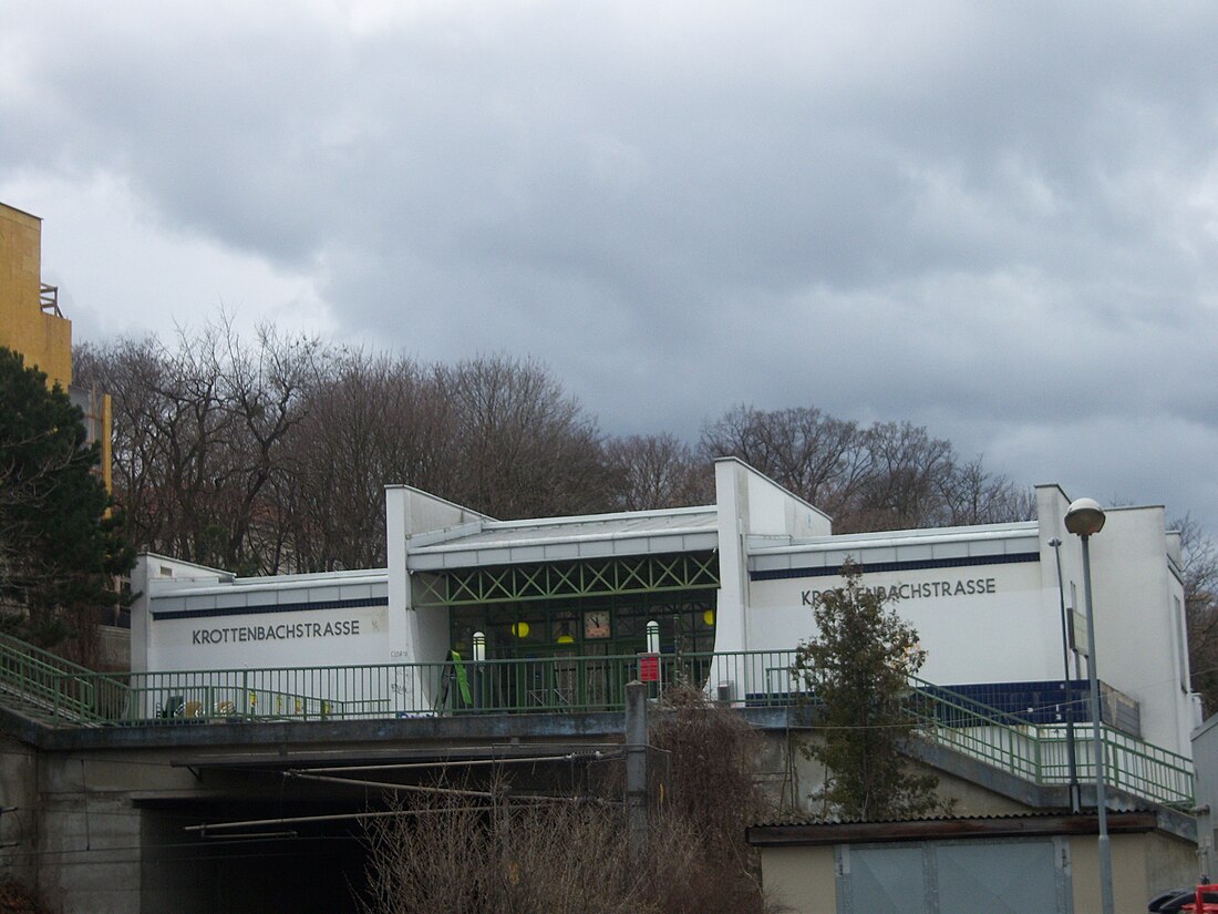 Haltestelle Wien Krottenbachstraße