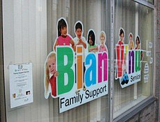 A family support centre in Saint Peter Port, Guernsey, which provides assistance to families with children Bian V'nu Saint Pierre Port Dgernesy.jpg