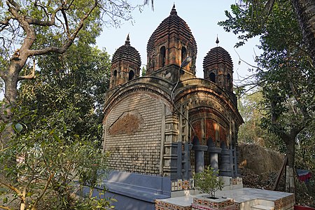 A pancharatna temple at Panagarh