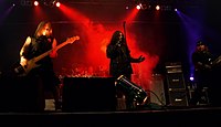 "Creeping Death" contains a cover of "Blitzkrieg", originally recorded by the band of the same name. Blitzkrieg - Jalometalli 2008 - 13.JPG