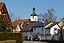 Bolheim, Baden-Württemberg, Germany: Protestante Church of Bolheim, seen from Bachstrasse.