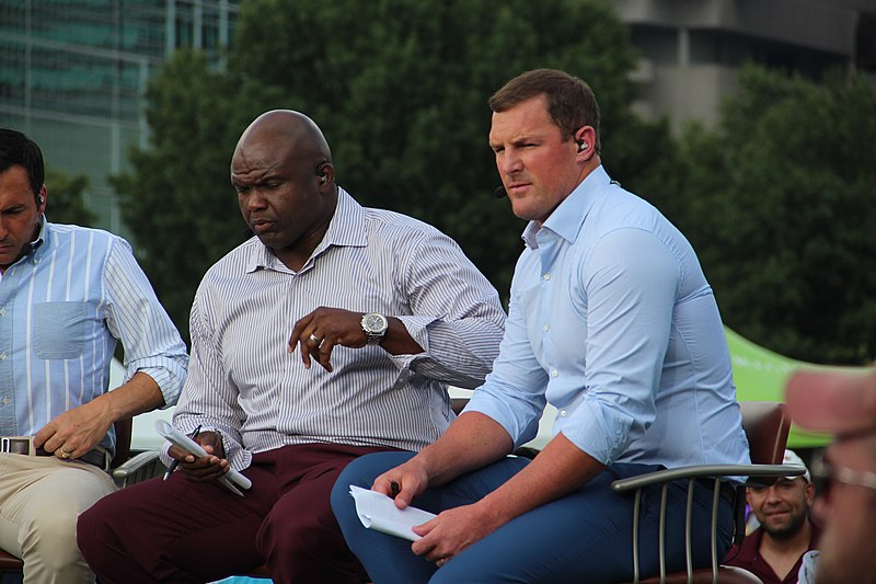 File:Booger McFarland and Jason Witten - 2018 SEC Summerfest 1.jpg