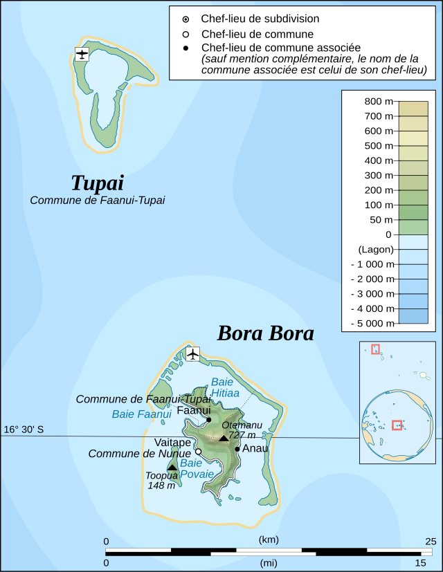 Tupai als Teil der Gemeinde Bora-Bora