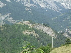 Fort de Bramafam (Bardonecchia) bölümünün açıklayıcı görüntüsü