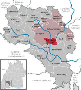 Brigachtal - Localizazion