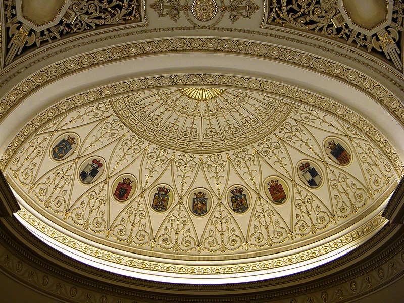 File:Bucuresti, Romania, Palatul Regal (Muzeul National de Arta al Romaniei - Pavilionul Sala Tronului - Sala Tronului - interior 8 - plafon ); B-II-m-A-19856.JPG