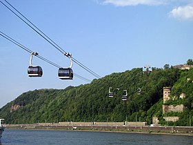 Rheinseilbahn, Koblenz, Germany