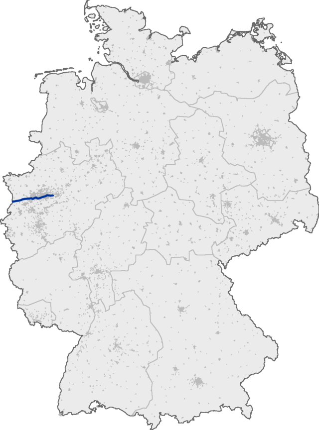 Mapa da localização da auto-estrada A40