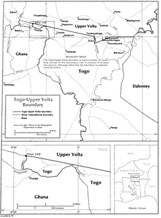 <span class="mw-page-title-main">Burkina Faso–Togo border</span> International border