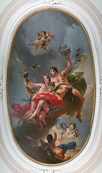 File:Ca' Rezzonico (Venice) - Longhi Room - Ceilling by Tiepolo.jpg