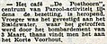 Café De Posthoorn heropend, Het Parool, 06-10-1945.jpg