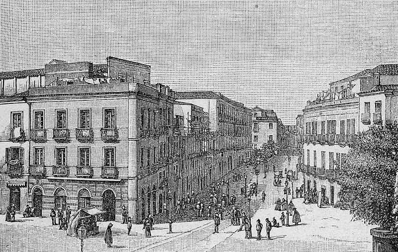 File:Cagliari – Corso Vittorio Emanuele (xilografia).jpg