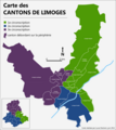 Les cantons de Limoges