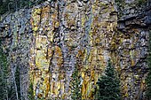 Canyon wall near Rustic Falls