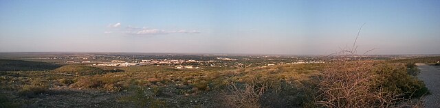 Photo of Carlsbad from the top of C-Hill