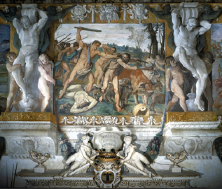 Décoration du palais Magnani, Bologne.