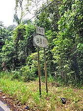 PR-164 east near PR-8811 intersection in Lomas barrio