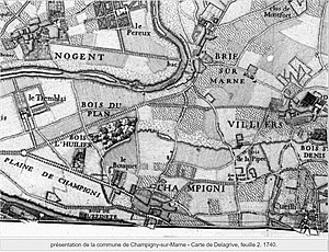 Champigny-Sur-Marne: Géographie, Urbanisme, Toponymie