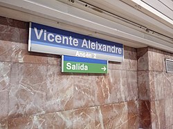 Vicente Aleixandre (métro de Madrid)