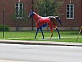 Statue titled Casablanca in Lexington, KY.