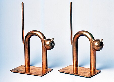 Fail:Cat Bookend, One of Pair Manufactured by Chase Brass & Copper Co. 1930-1935.jpg