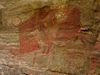 Cave paintings at Bhimbetka