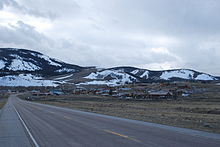 Wyoming 130 facing Centennial. Centennial Wyoming 130.JPG