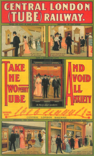 File:Central London (Tube) Railway Poster, 1905.png