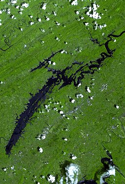 Cherokee Lake from space.jpg