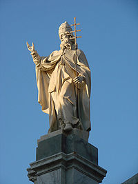 Chiesa di San Silvestro - San Silvestro statue.jpg