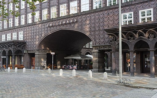 Chilehaus (Hamburg-Altstadt).Durchgang Burchardplatz.29133.ajb