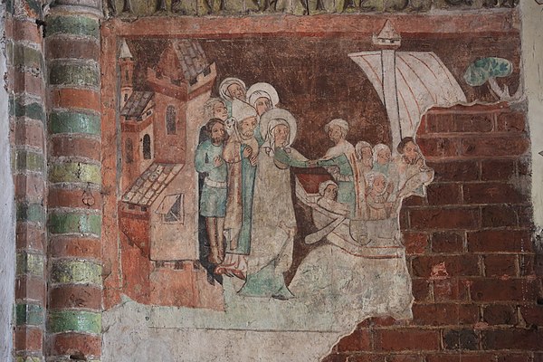 Brick adornments in Saint James Church of Toruń, wherein Thermoluminescence was used to provide an absolute date for its construction.