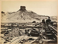 Citadel rock, Green River, Wyoming, 1868