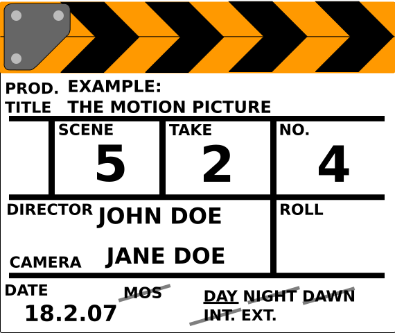 File:Clapperboard.svg